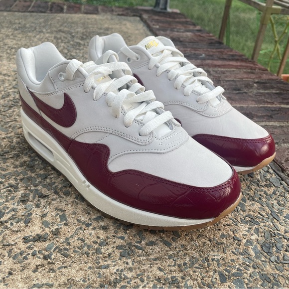Nike Shoes - Women’s Nike Air Max 1 LX Sail Team Red Sneakers